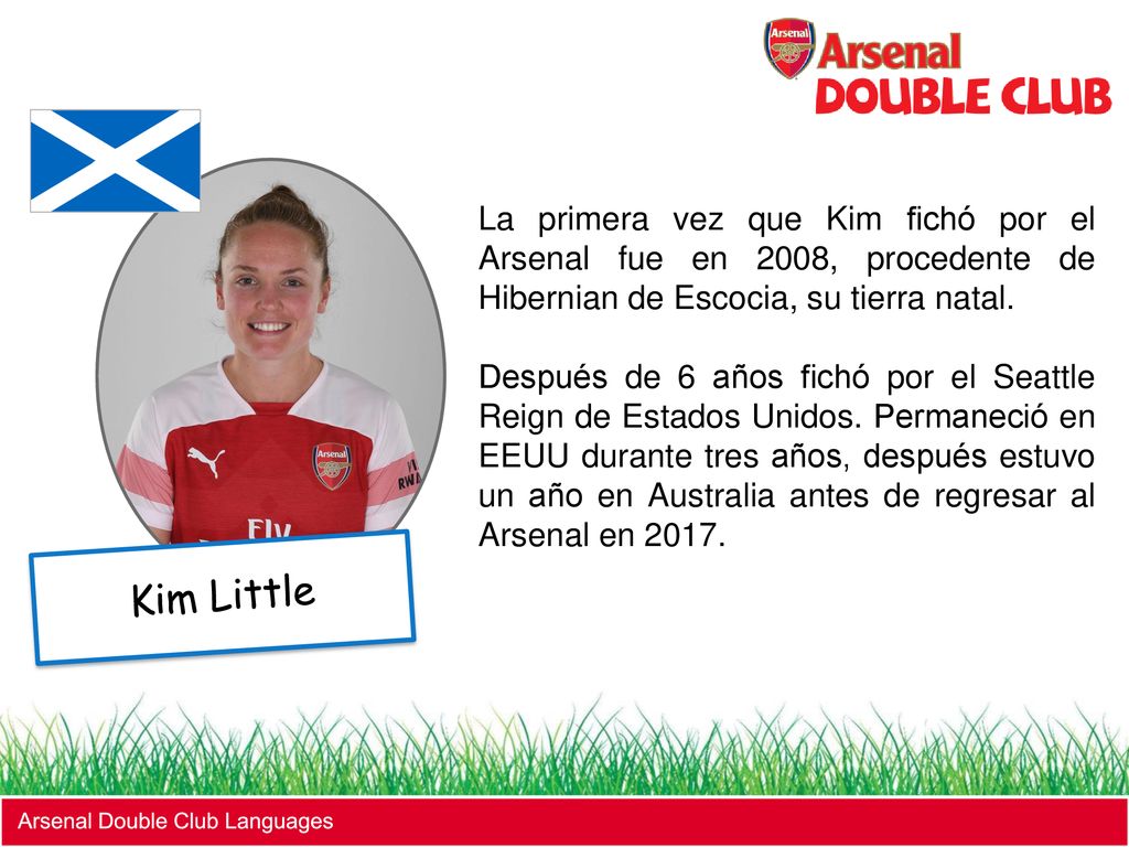 La primera vez que Kim fichó por el Arsenal fue en 2008, procedente de Hibernian de Escocia, su tierra natal.