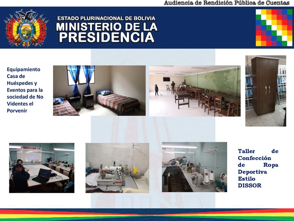 Equipamiento Casa de Huéspedes y Eventos para la sociedad de No Videntes el Porvenir