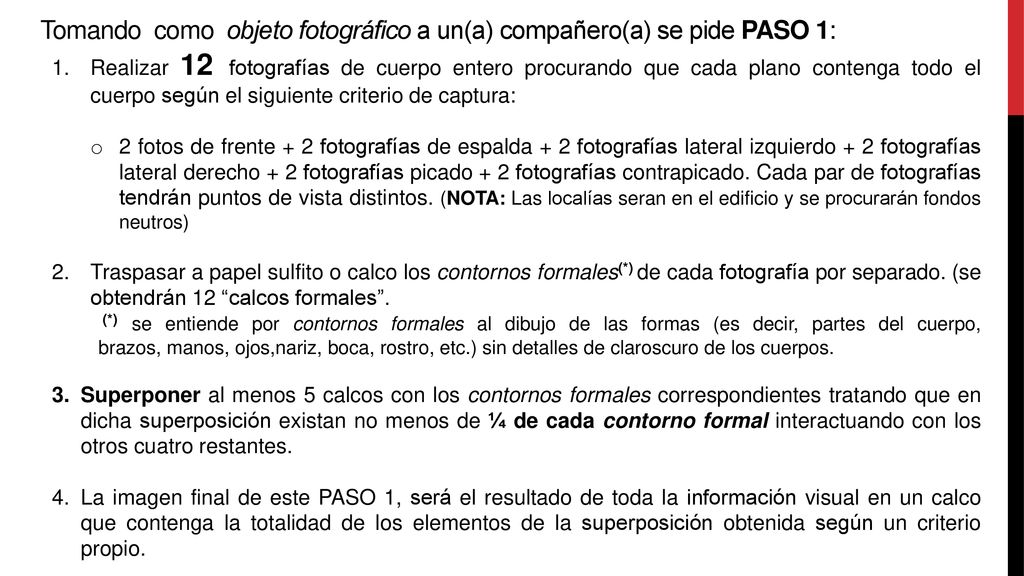 Tomando como objeto fotográfico a un(a) compañero(a) se pide PASO 1: