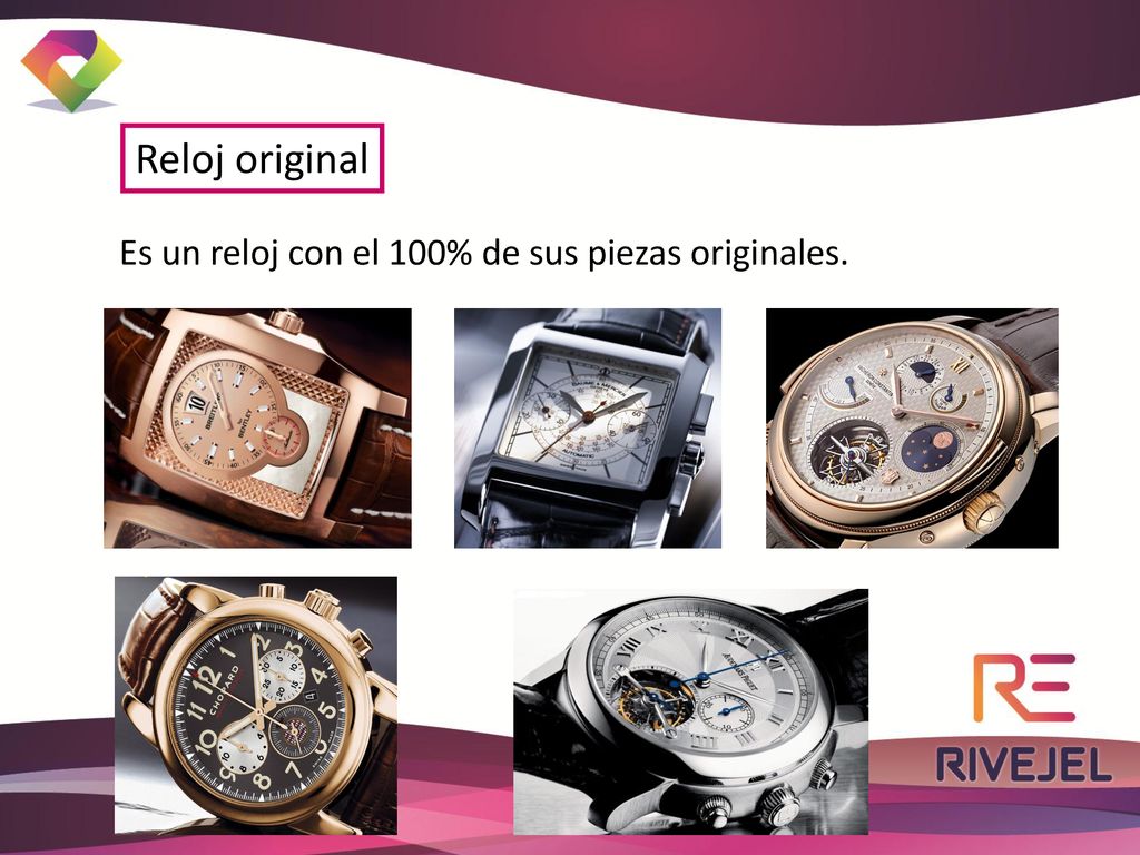 Reloj original Es un reloj con el 100% de sus piezas originales.
