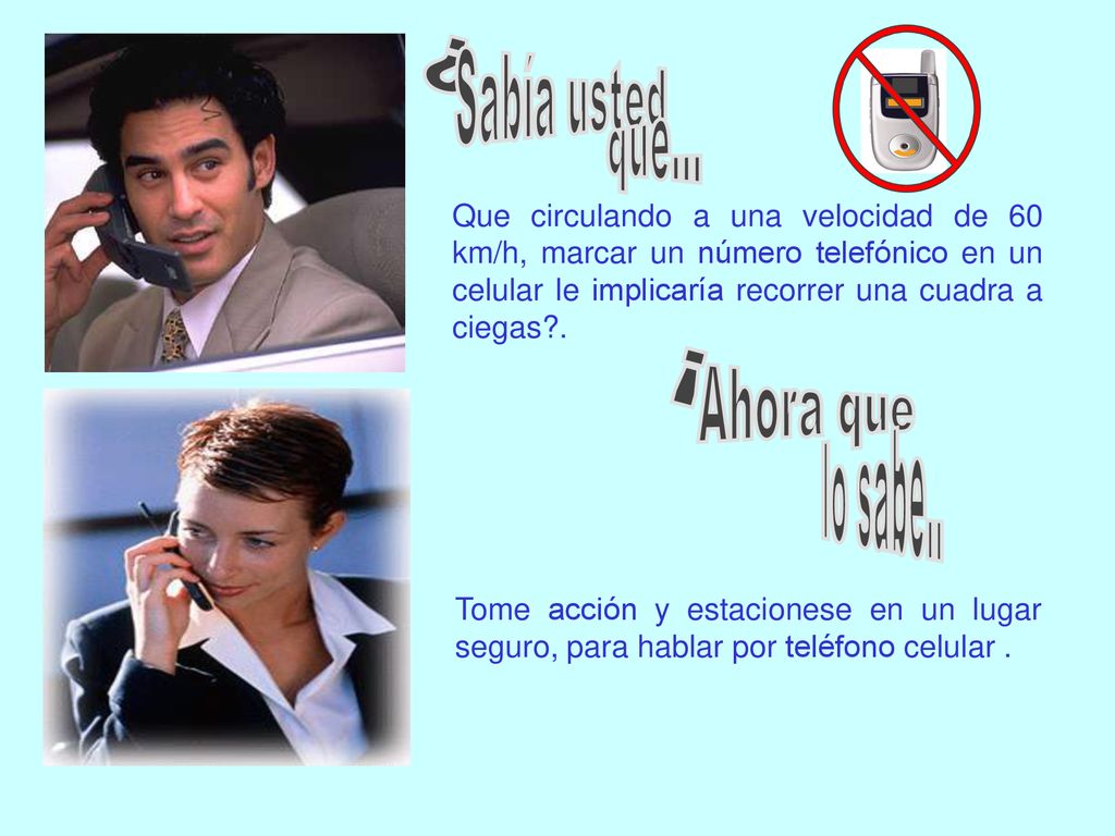 ¿ Sabía usted que... ¡ Ahora que lo sabe..