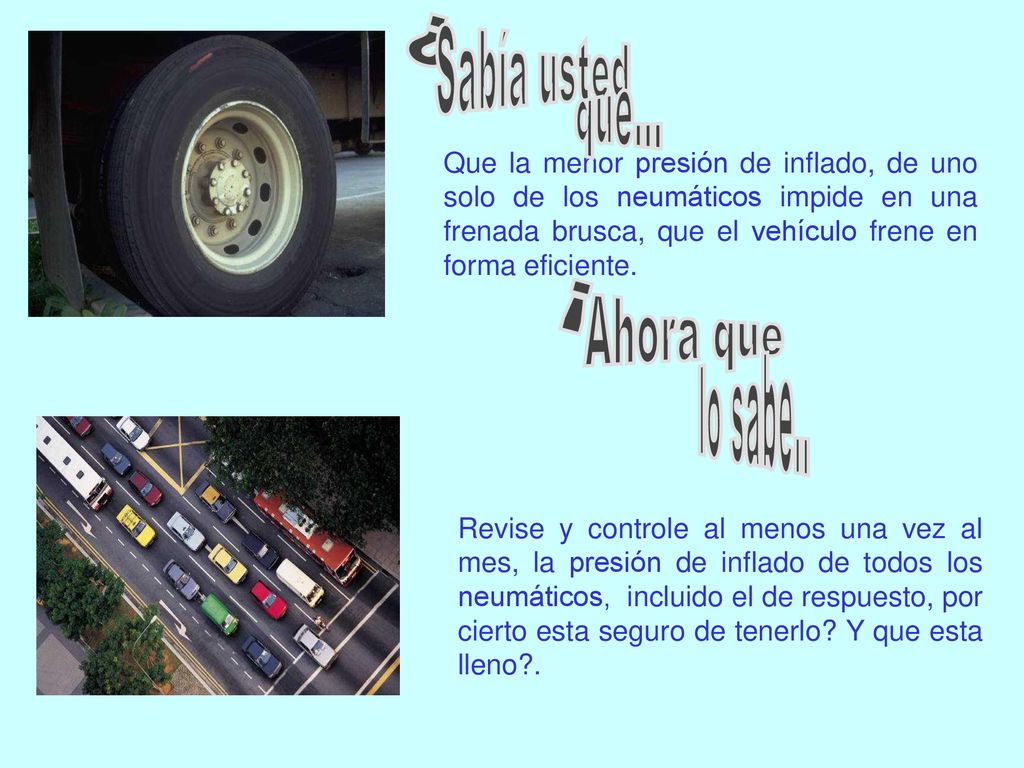 ¿ Sabía usted que... ¡ Ahora que lo sabe..