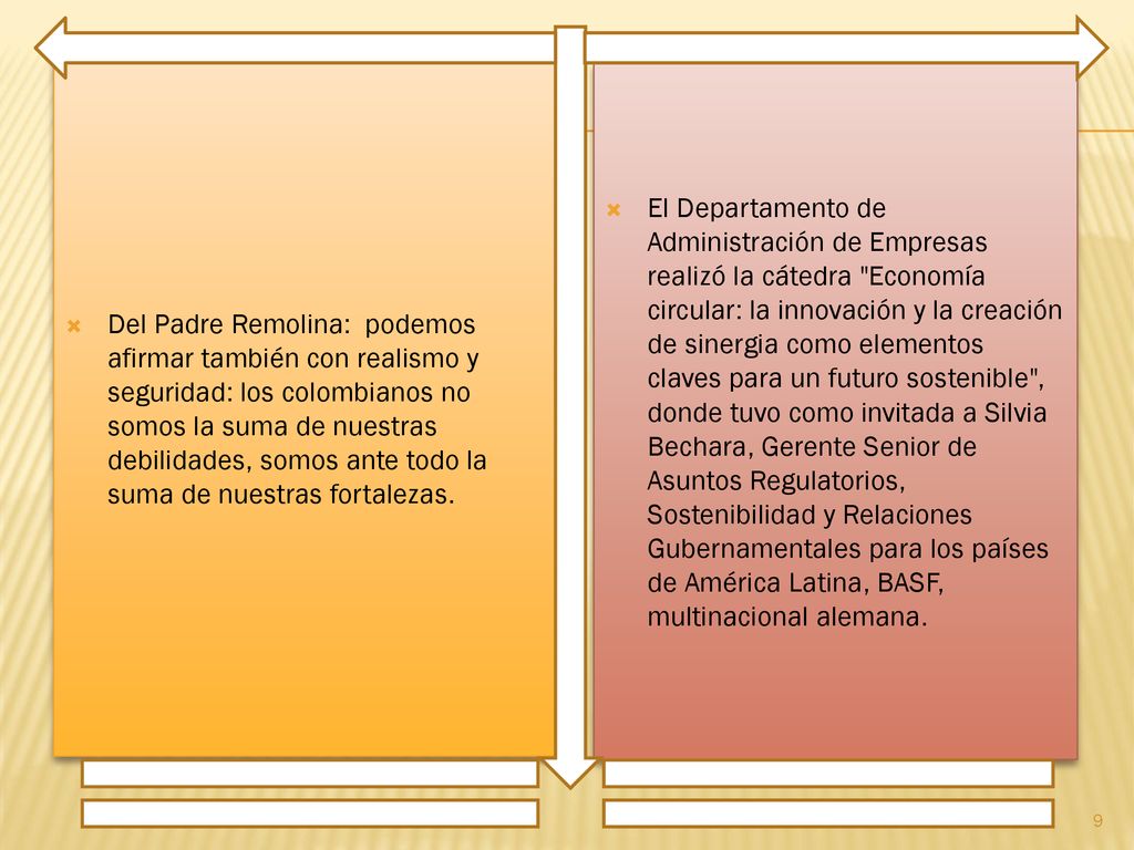 Del Padre Remolina: podemos afirmar también con realismo y seguridad: los colombianos no somos la suma de nuestras debilidades, somos ante todo la suma de nuestras fortalezas.