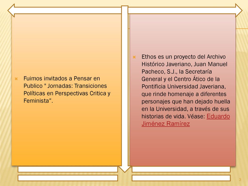 Fuimos invitados a Pensar en Publico Jornadas: Transiciones Políticas en Perspectivas Critica y Feminista .