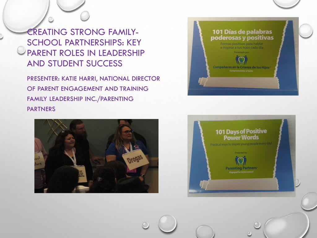 Creating strong family-school Partnerships: Key Parent Roles in Leadership and Student Success