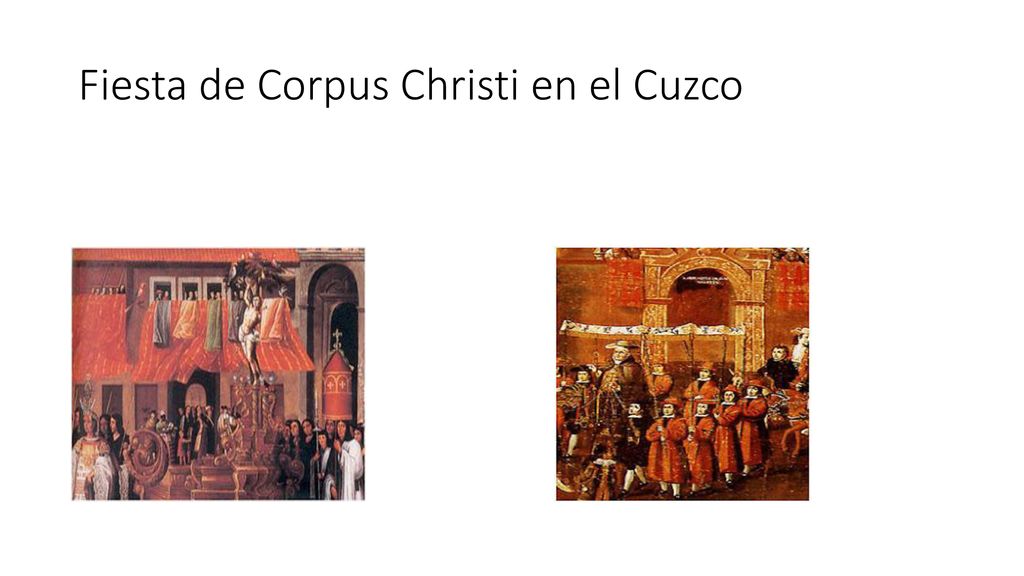 Fiesta de Corpus Christi en el Cuzco