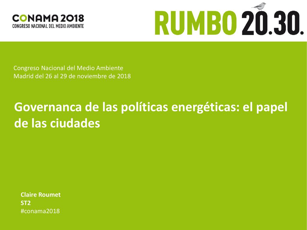 Governanca de las políticas energéticas: el papel de las ciudades