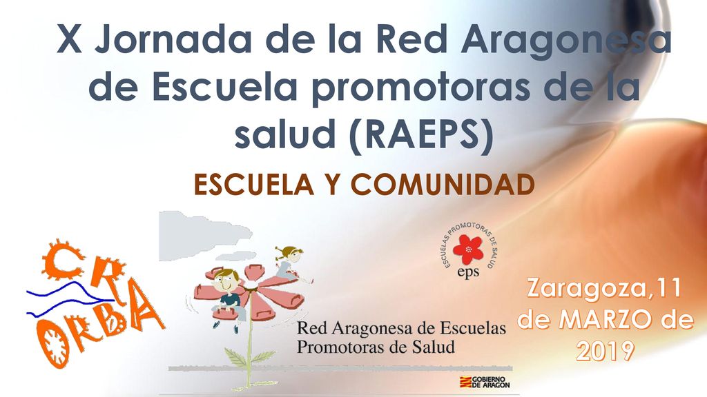 X Jornada de la Red Aragonesa de Escuela promotoras de la salud (RAEPS)