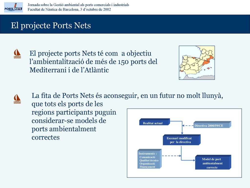 Jornada sobre la Gestió ambiental als ports comercials i industrials