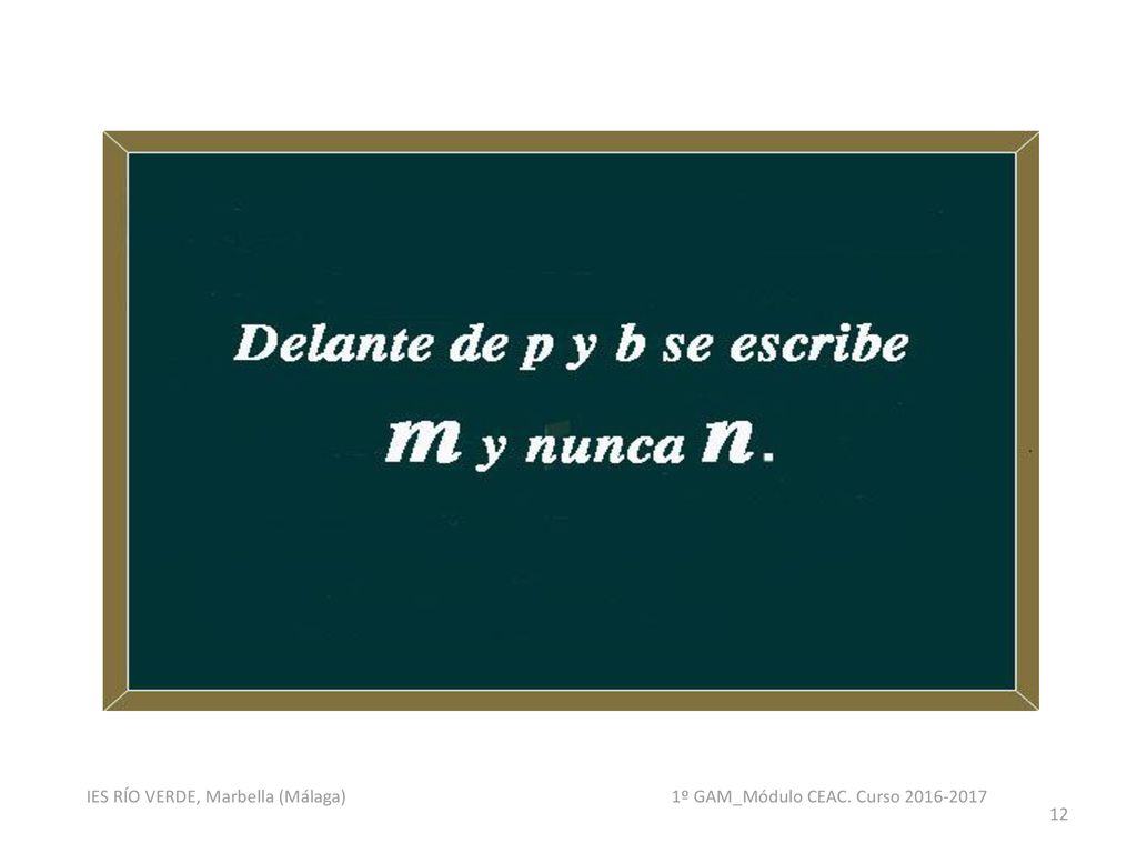 IES RÍO VERDE, Marbella (Málaga) 1º GAM_Módulo CEAC. Curso