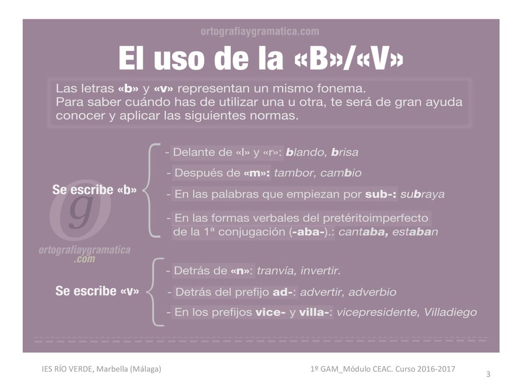 IES RÍO VERDE, Marbella (Málaga) 1º GAM_Módulo CEAC. Curso