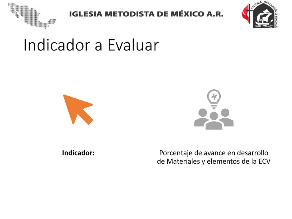 Porcentaje de avance en desarrollo de Materiales y elementos de la ECV