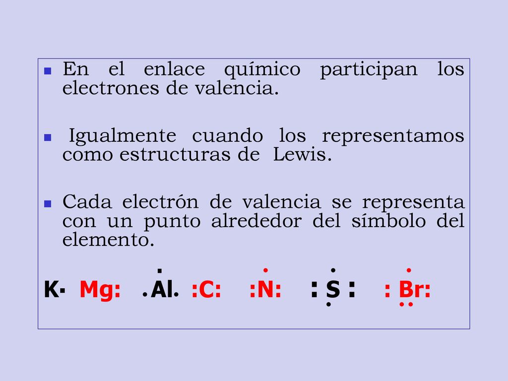 K▪ Mg: ● Al● :C: :N: : S : : Br: ● ● ●