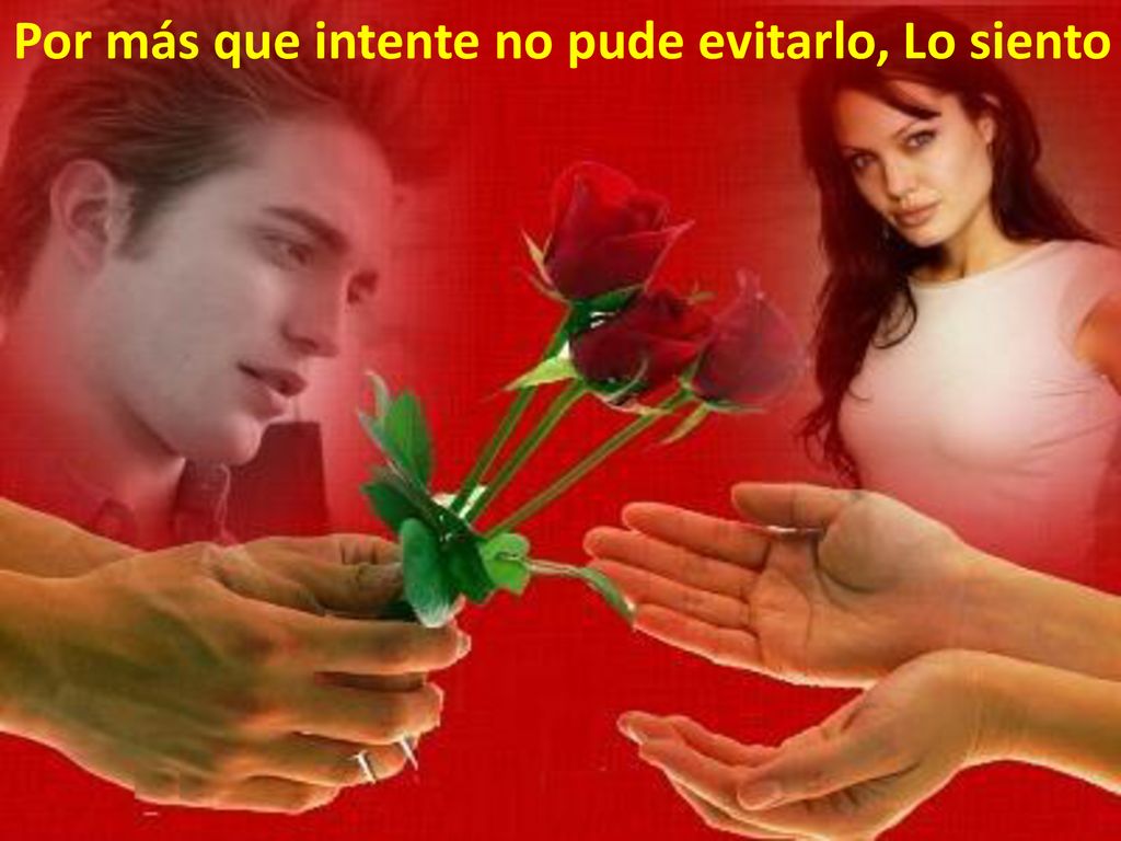 Por más que intente no pude evitarlo, Lo siento