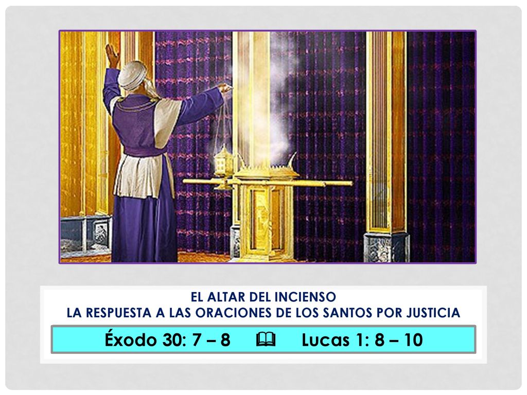 EL ALTAR DEL INCIENSO LA RESPUESTA A LAS ORACIONES DE LOS SANTOS POR JUSTICIA