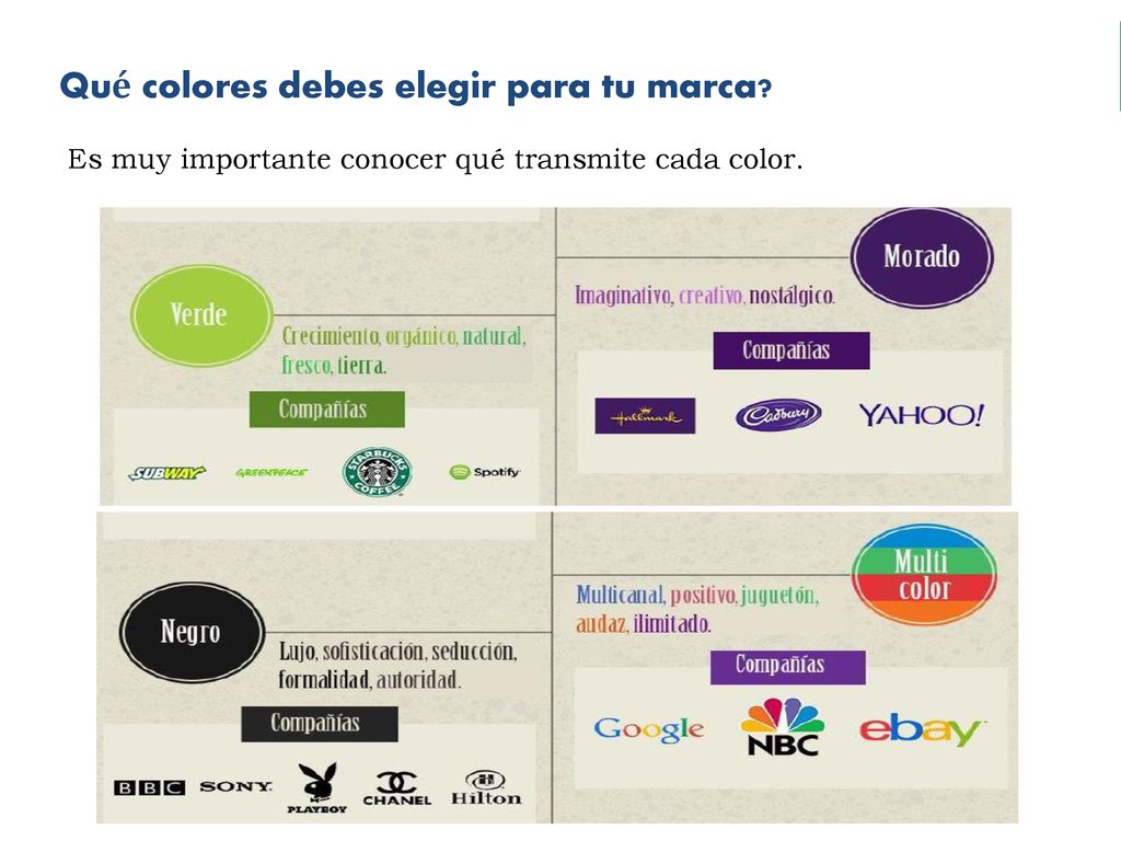 Qué colores debes elegir para tu marca