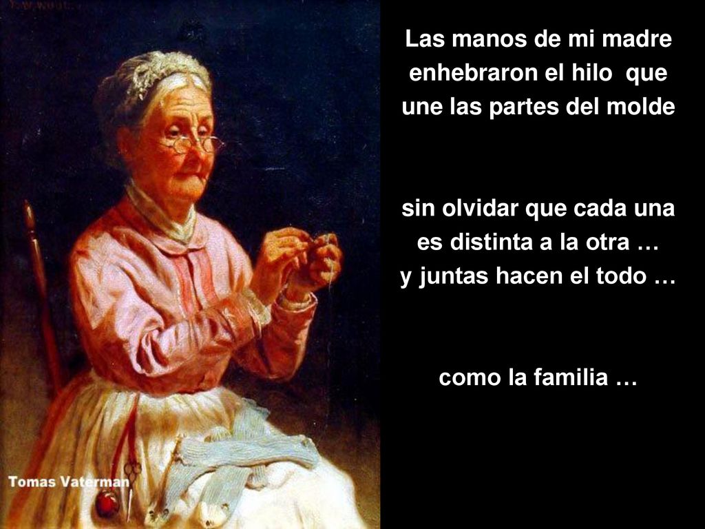 une las partes del molde sin olvidar que cada una