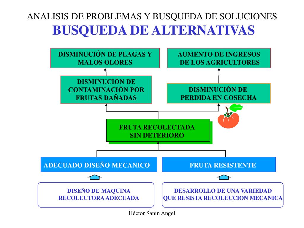 ANALISIS DE PROBLEMAS Y BUSQUEDA DE SOLUCIONES BUSQUEDA DE ALTERNATIVAS