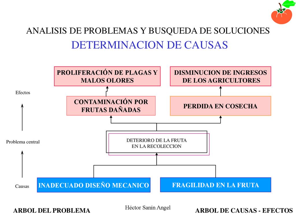 ANALISIS DE PROBLEMAS Y BUSQUEDA DE SOLUCIONES DETERMINACION DE CAUSAS