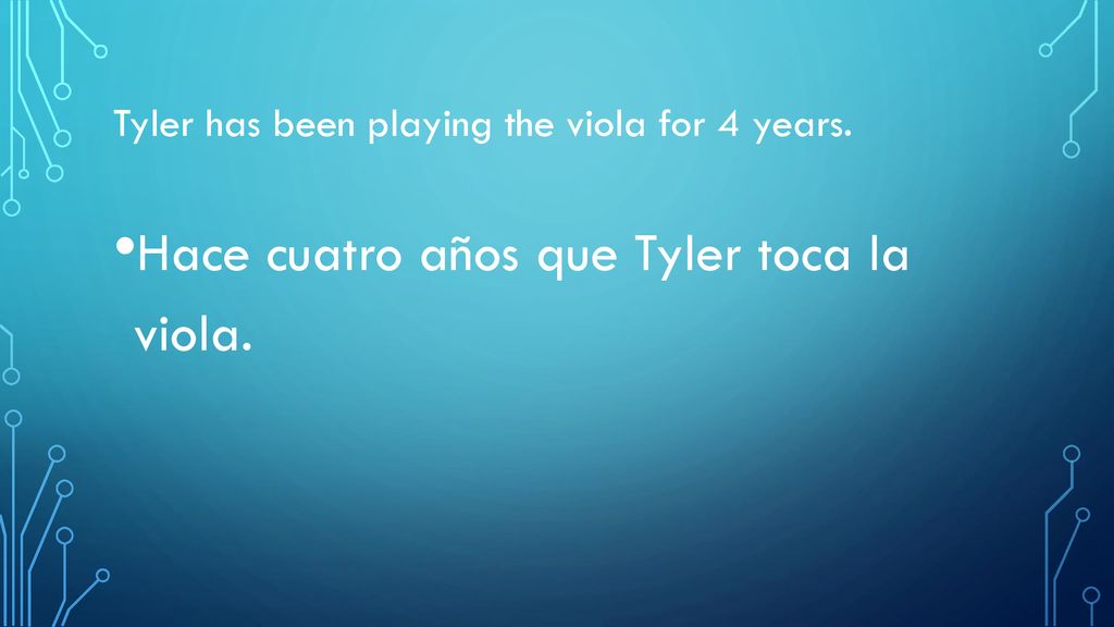 Tyler has been playing the viola for 4 years.