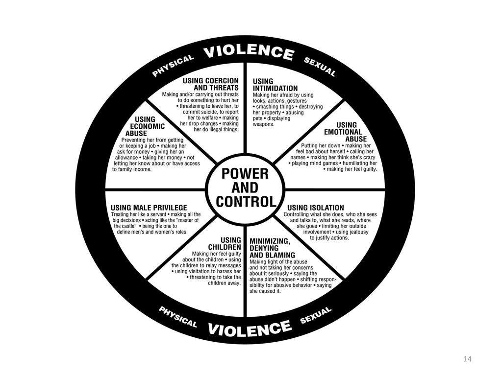 Using Intimidation Using Emotional Abuse. Using Isolation. Minimizing, Denying, and Blaming. Using Children.