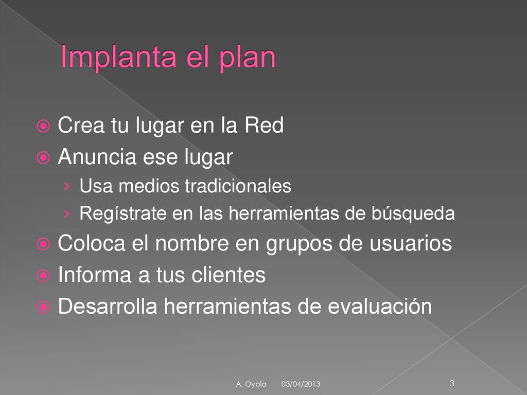 Implanta el plan Crea tu lugar en la Red Anuncia ese lugar