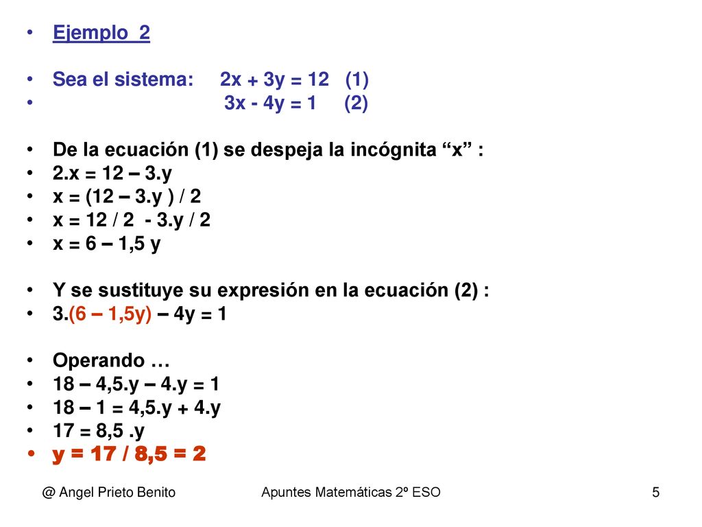 Apuntes Matematicas 2º Eso Ppt Descargar