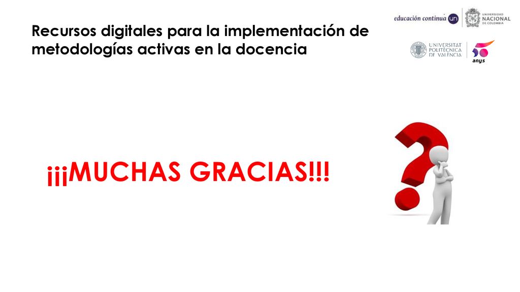 Recursos digitales para la implementación de metodologías activas en la docencia