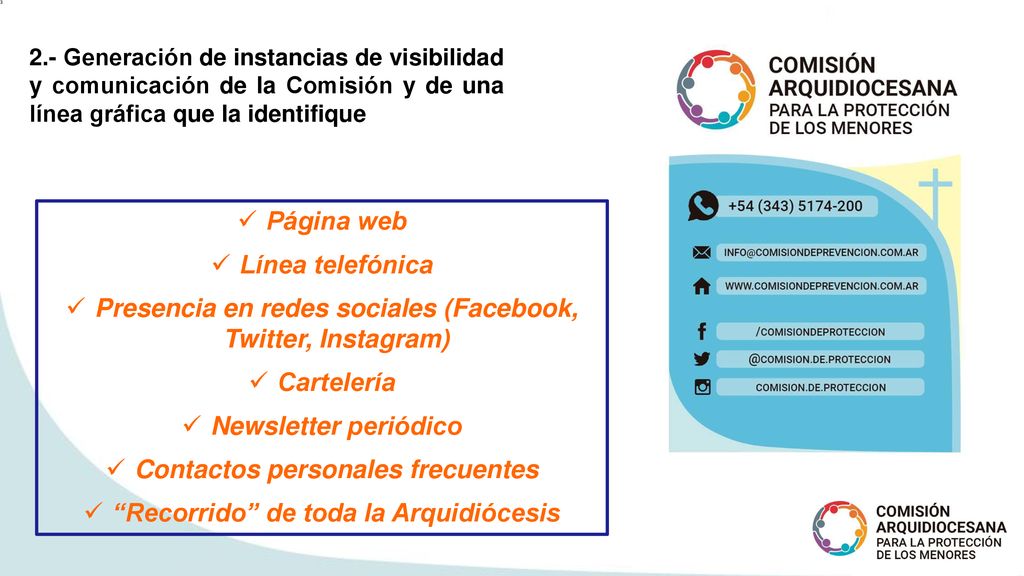 Presencia en redes sociales (Facebook, Twitter, Instagram) Cartelería