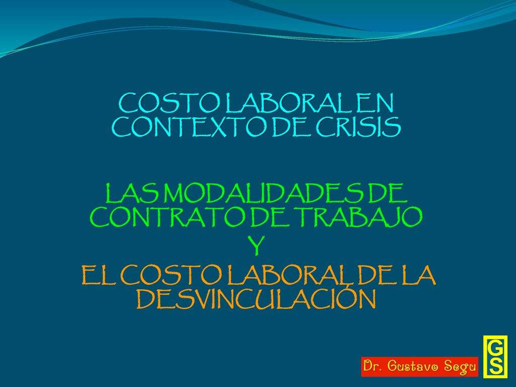 COSTO LABORAL EN CONTEXTO DE CRISIS