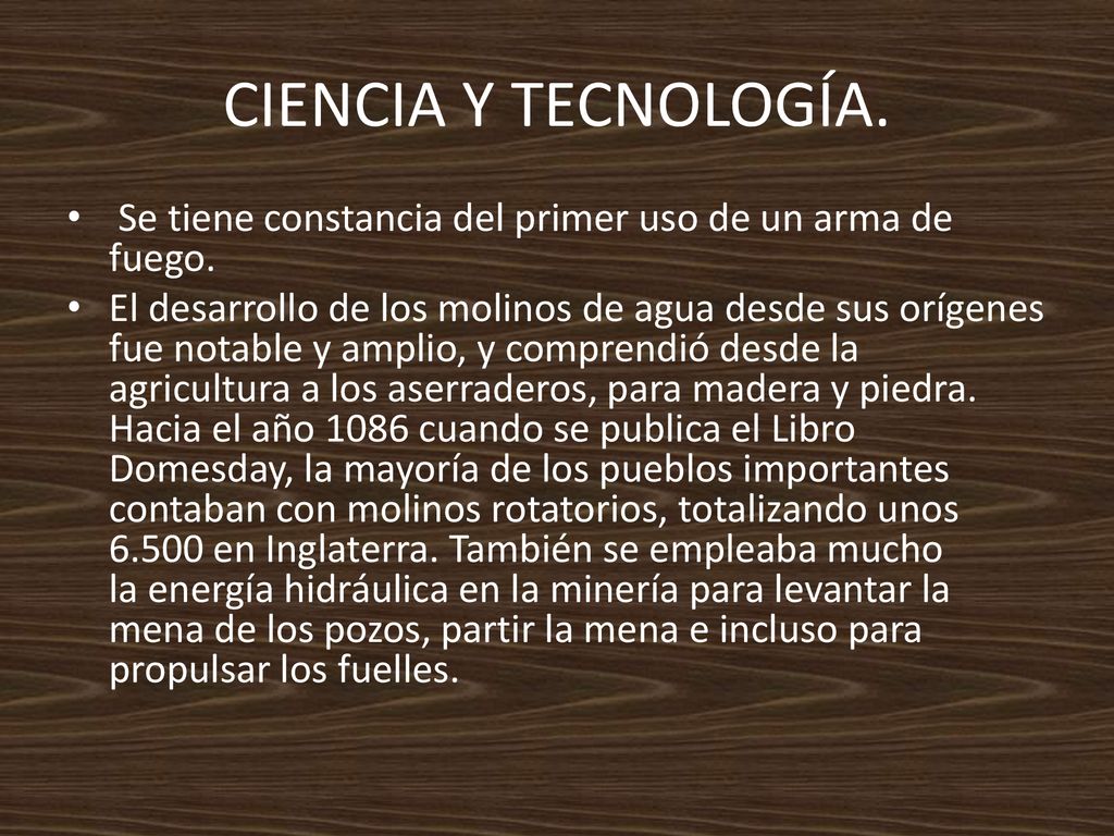 CIENCIA Y TECNOLOGÍA. Se tiene constancia del primer uso de un arma de fuego.
