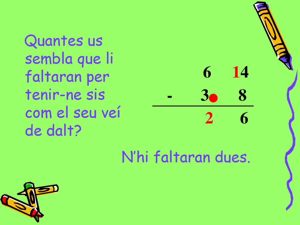 Quantes us sembla que li faltaran per tenir-ne sis com el seu veí de dalt