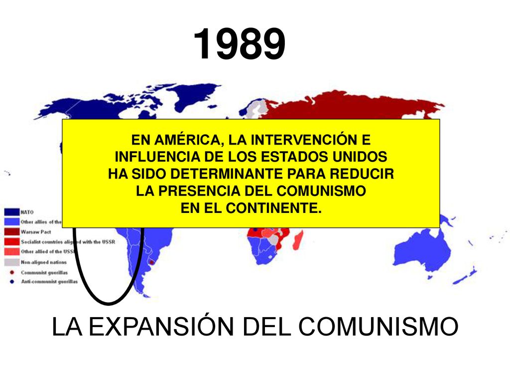 1989 LA EXPANSIÓN DEL COMUNISMO EN AMÉRICA, LA INTERVENCIÓN E