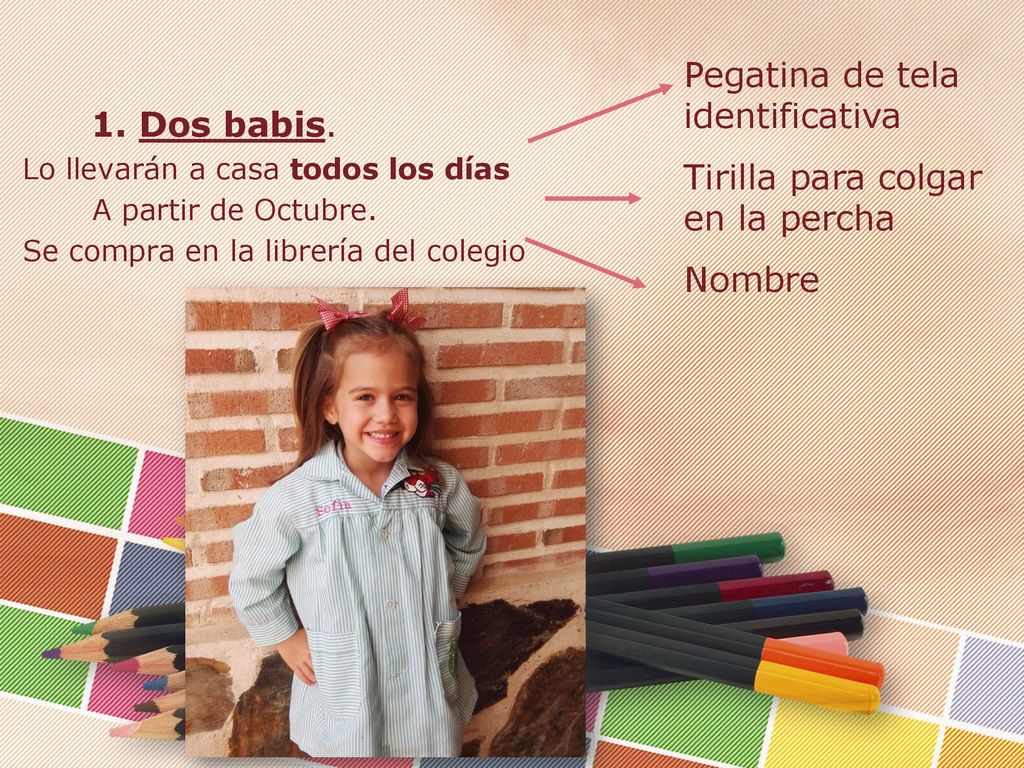 Pegatina de tela identificativa Tirilla para colgar en la percha