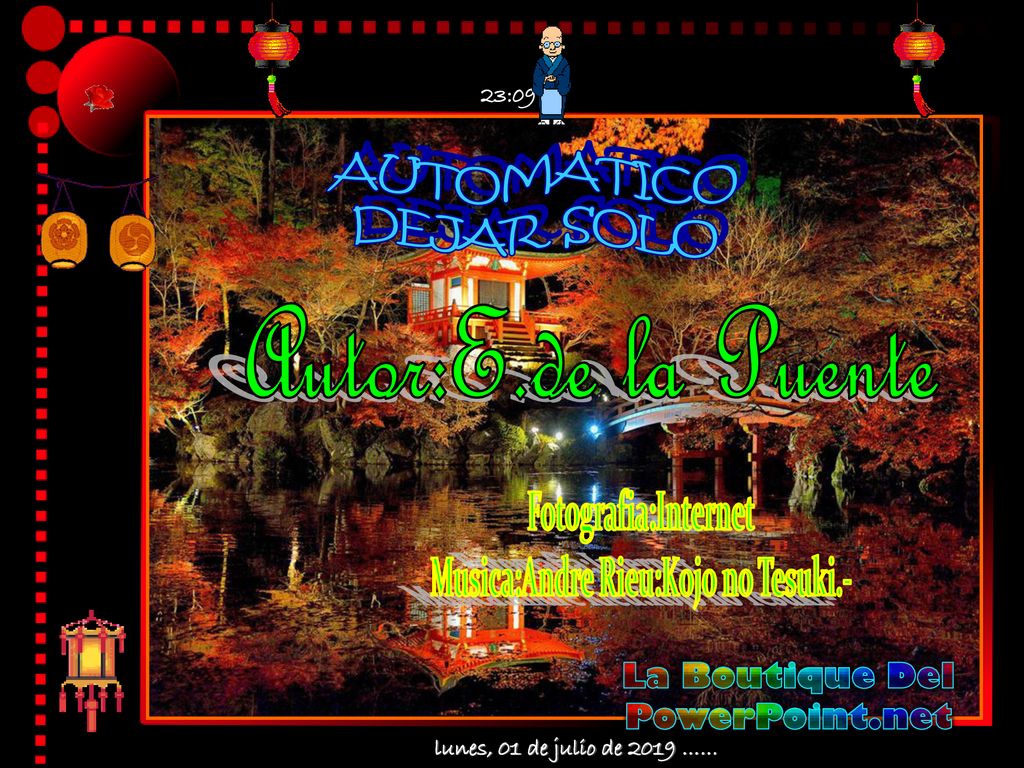 Musica:Andre Rieu:Kojo no Tesuki.- La Boutique Del PowerPoint.net