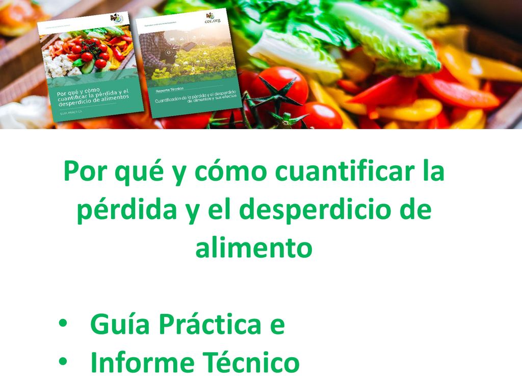 Por qué y cómo cuantificar la pérdida y el desperdicio de alimento