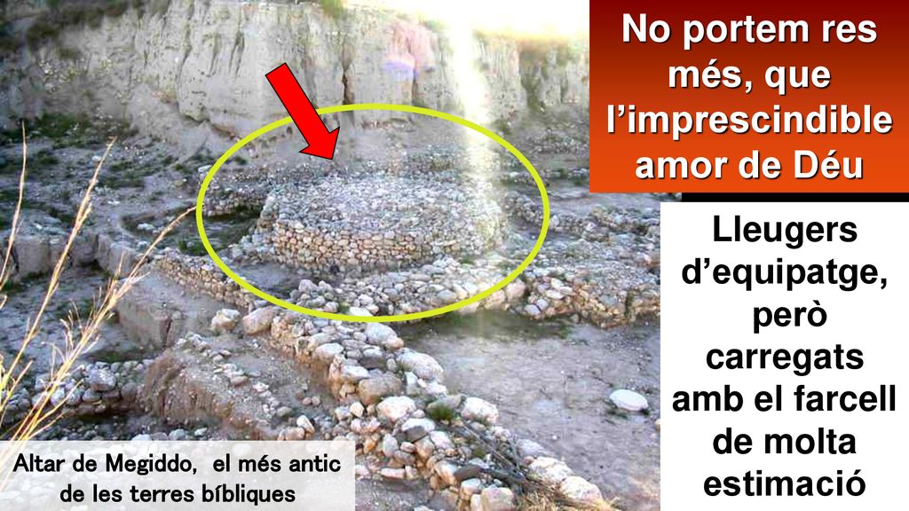 No portem res més, que l’imprescindible amor de Déu
