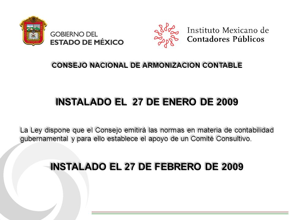 INSTALADO EL 27 DE ENERO DE 2009 INSTALADO EL 27 DE FEBRERO DE 2009