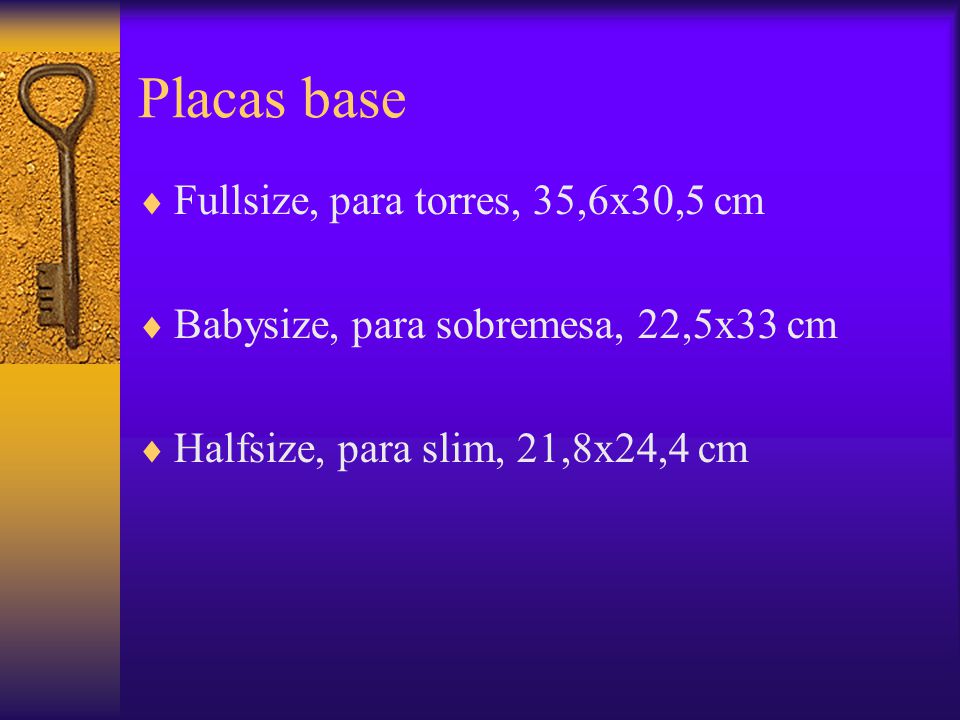 Placas base Fullsize, para torres, 35,6x30,5 cm