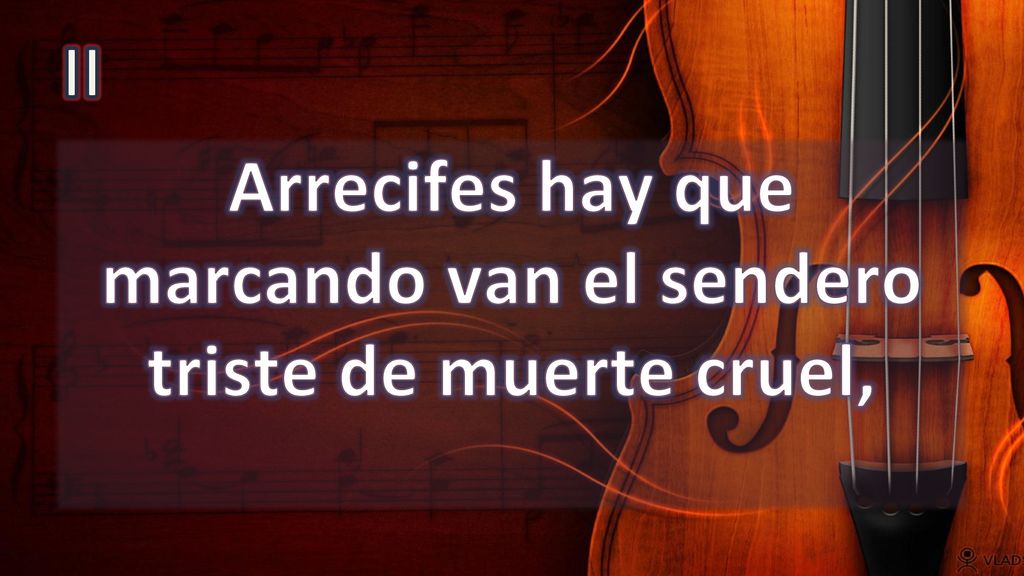 Arrecifes hay que marcando van el sendero triste de muerte cruel,