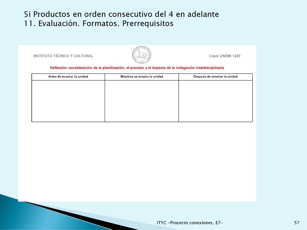 5i Productos en orden consecutivo del 4 en adelante
