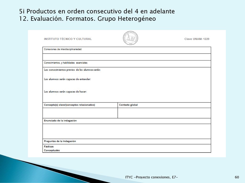 5i Productos en orden consecutivo del 4 en adelante