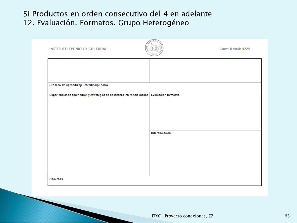 5i Productos en orden consecutivo del 4 en adelante