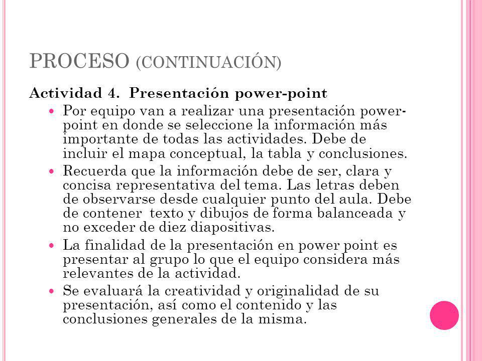 PROCESO (CONTINUACIÓN)