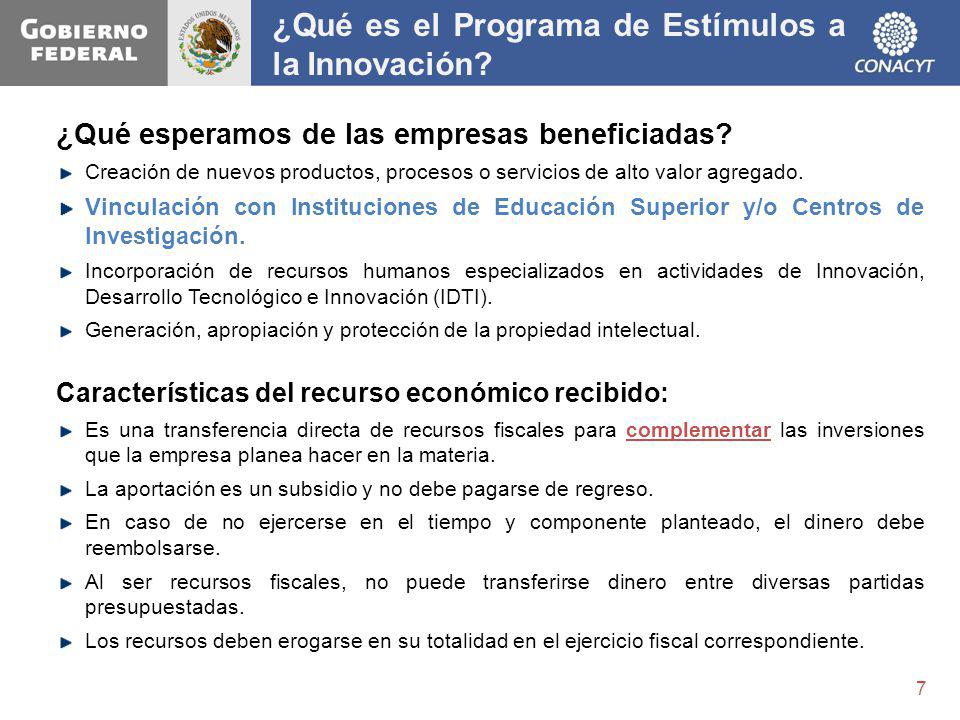 ¿Qué es el Programa de Estímulos a la Innovación