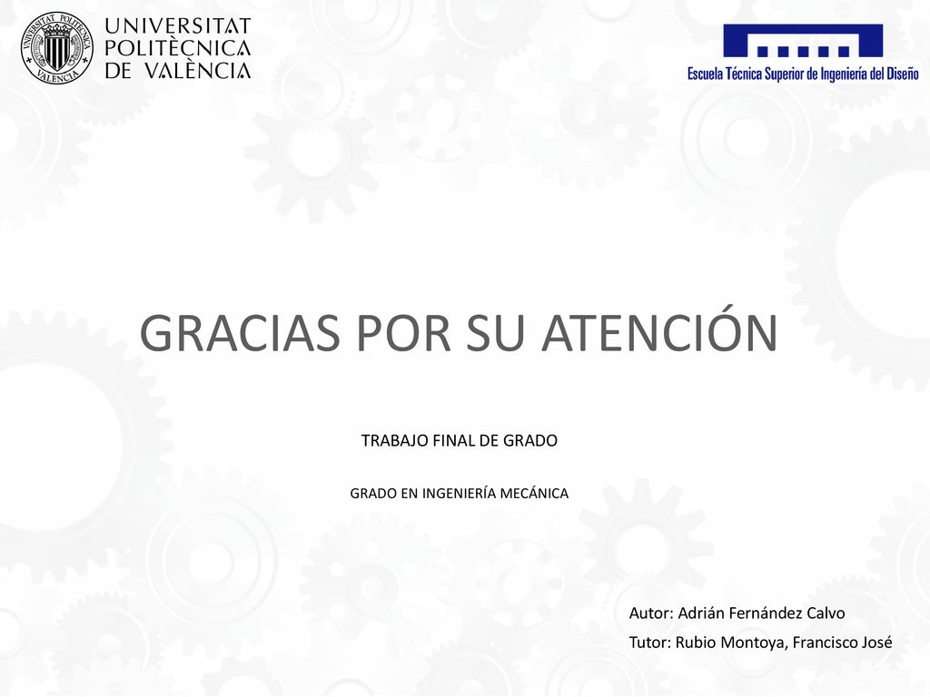 Autor: Adrián Fernández Calvo Tutor: Rubio Montoya, Francisco José