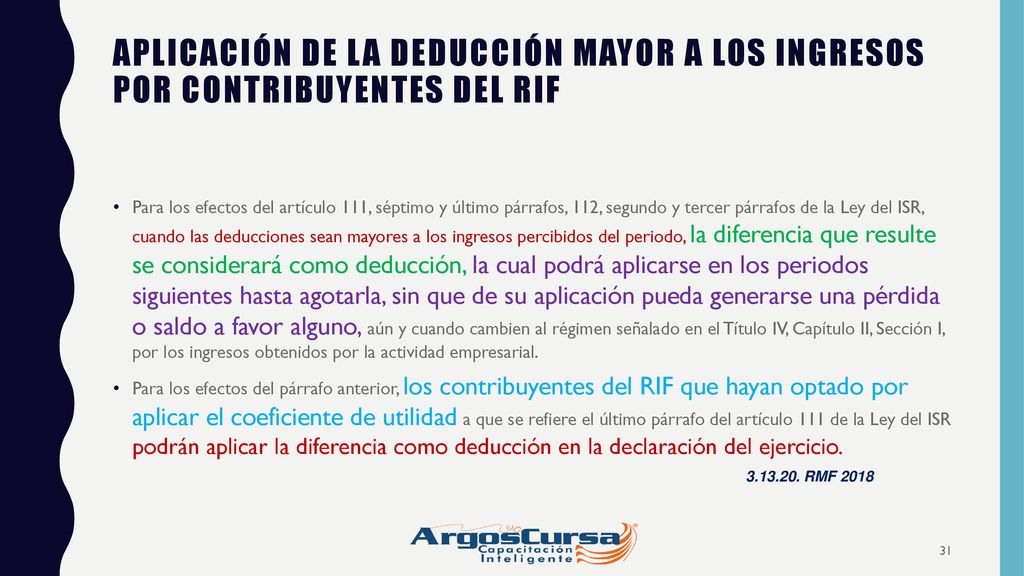 APLICACIÓN DE LA DEDUCCIÓN MAYOR A LOS INGRESOS POR CONTRIBUYENTES DEL RIF
