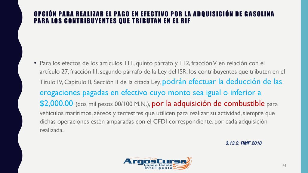 OPCIÓN PARA REALIZAR EL PAGO EN EFECTIVO POR LA ADQUISICIÓN DE GASOLINA PARA LOS CONTRIBUYENTES QUE TRIBUTAN EN EL RIF