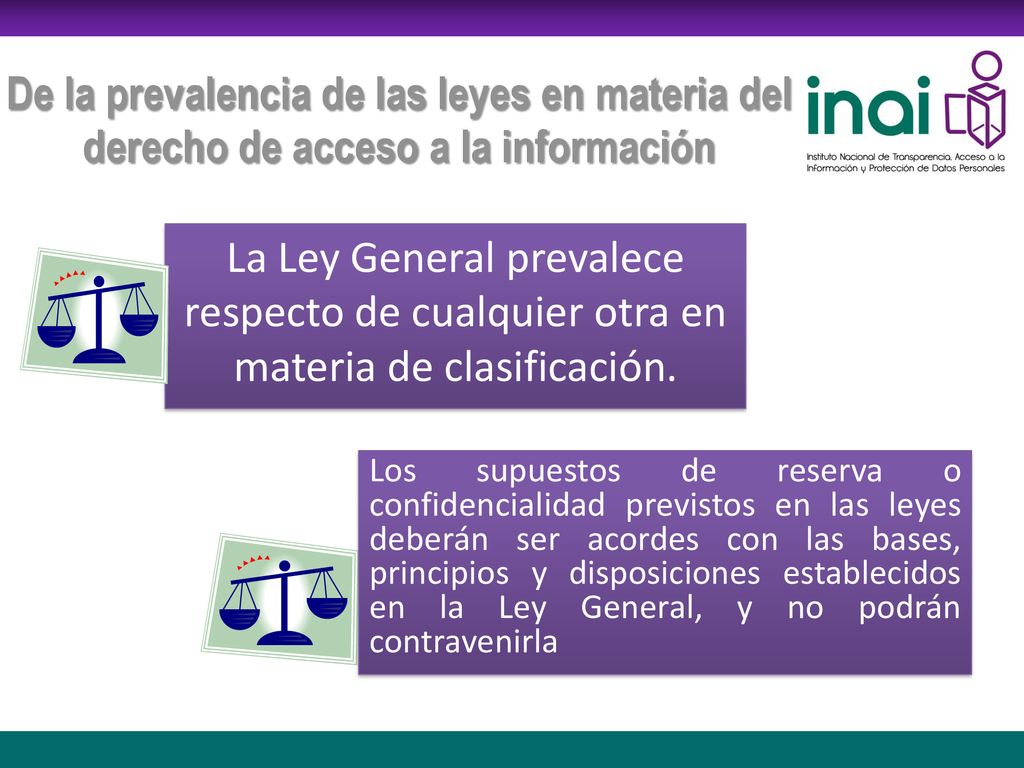 De la prevalencia de las leyes en materia del derecho de acceso a la información