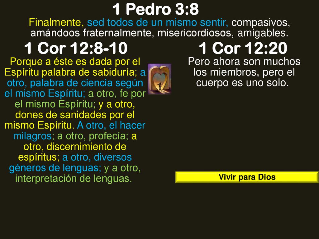 Pero ahora son muchos los miembros, pero el cuerpo es uno solo.